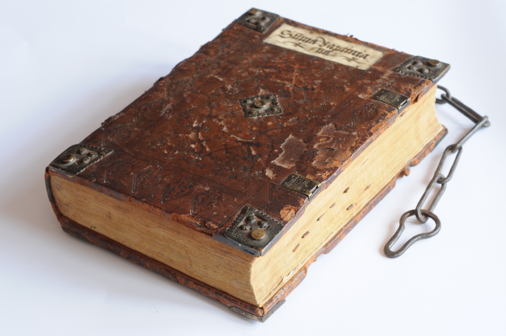 XV-wieczna księga łańcuchowa - Summa casuum conscientiae Baptisty de Salis, wydany w 1488 r.